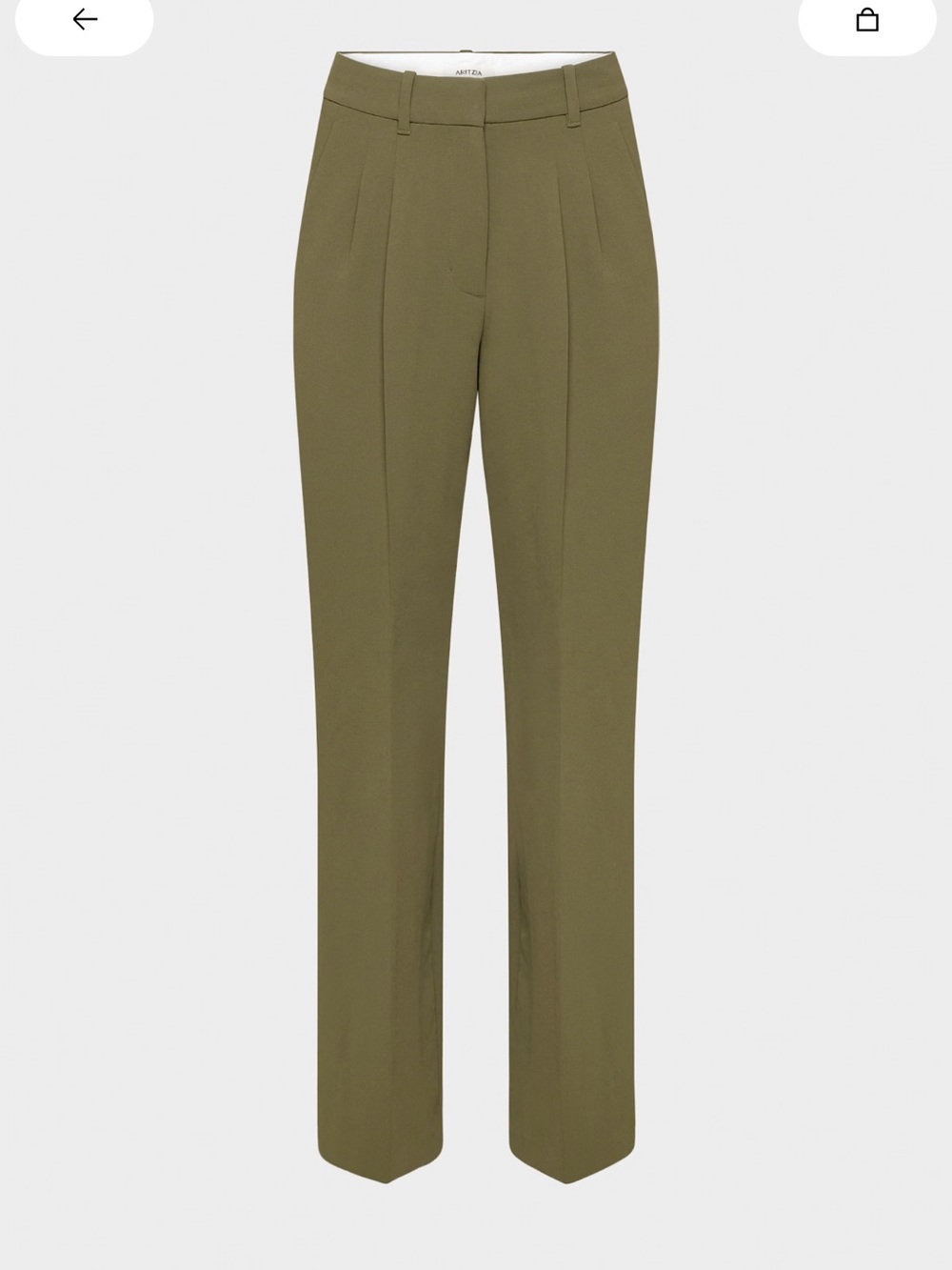 The Effortless Pant™ Curve-Fit Green Trousers